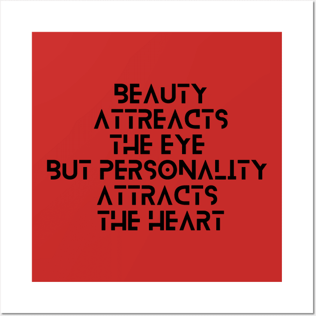 Personality Captures the Heart Wall Art by Balix Store